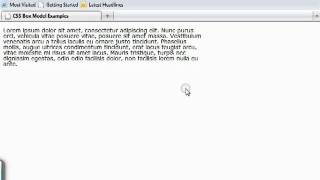 Quick HTML/CSS Tutorials: CSS Box Model 2