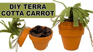 DIY Terra Cotta Carrot