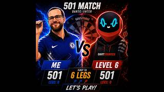 Taking On Level 6 AI in DartCounter first to 6 legs