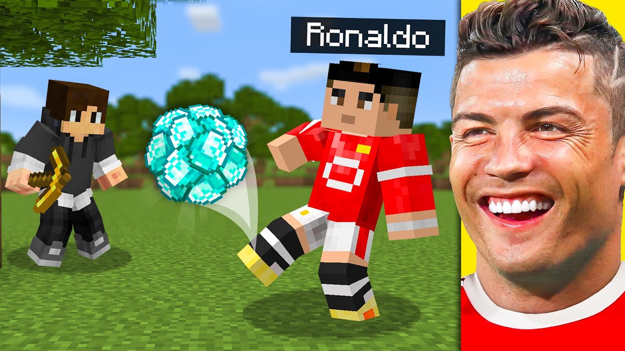 Playing as a HELPFUL Ronaldo in Minecraft