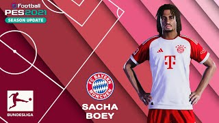 S. BOEY face stats (FC Bayern München) How to create in PES 2021