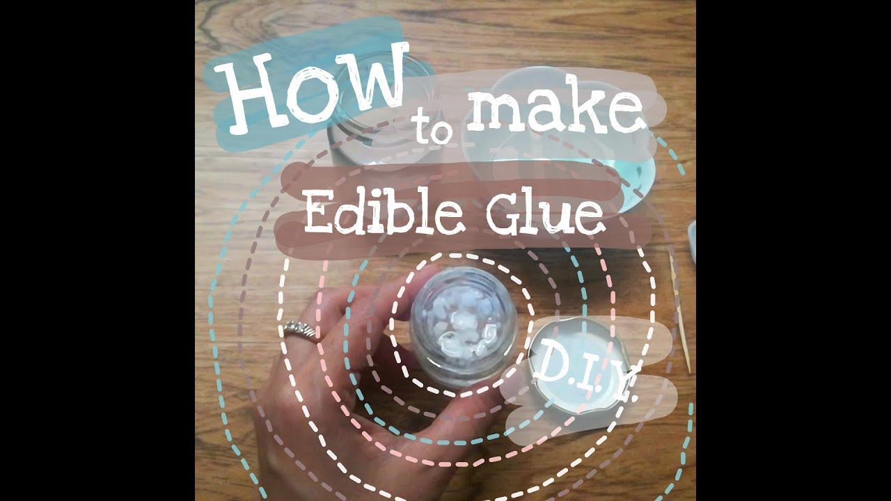 HOW TO MAKE EDIBLE GLUE D.I.Y. FONDANT GLUE EASY EDIBLE GLUE RECIPE