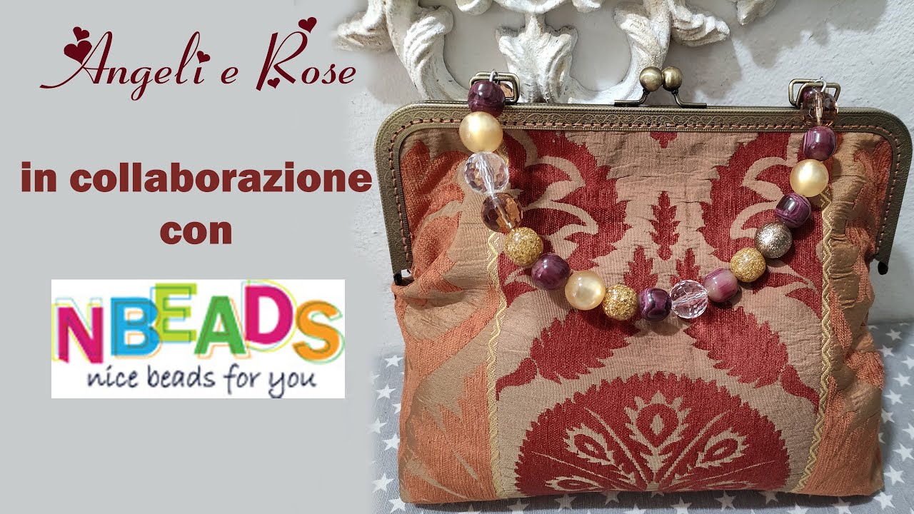 DIY -Borsa click clac in collaborazione con WWW.NBEADS.COM
