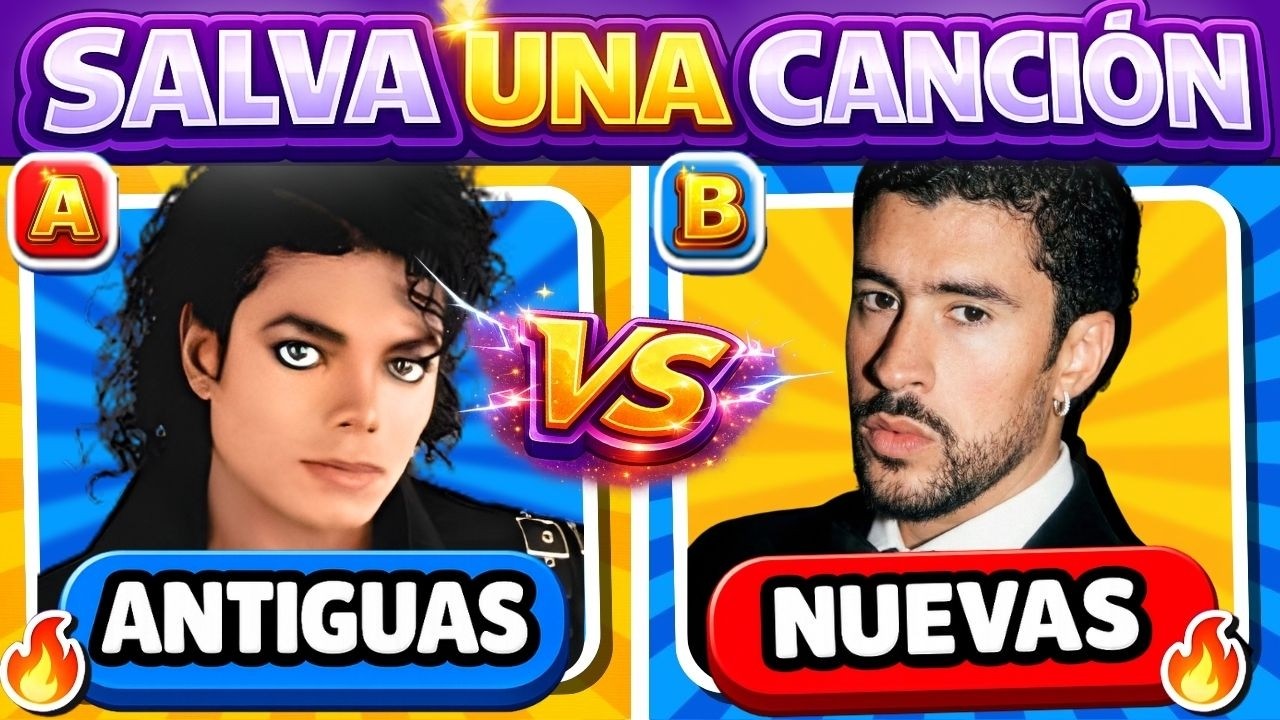 Salva UNA Canción 🔥 ANTIGUAS vs NUEVAS 😱 ¿Cuál ELIGES 🎧