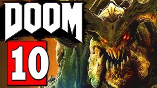 DOOM 4 Walkthrough Part 10 BOSS FIGHT - HELL GUARDS Mission: RECLAIM THE CRUCIBLE