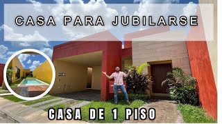 CASA de 1 PISO con PISCINA en YUCATÁN/ JUBILATE AQUI!!!