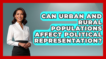 Can Urban and Rural Populations Affect Political Representation? | Demographic Data Answers News