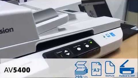 Fast A3 Scanner, Auto Paper Feed and Flatbed Scanner, A3 Document Scanner, Avision AV5400