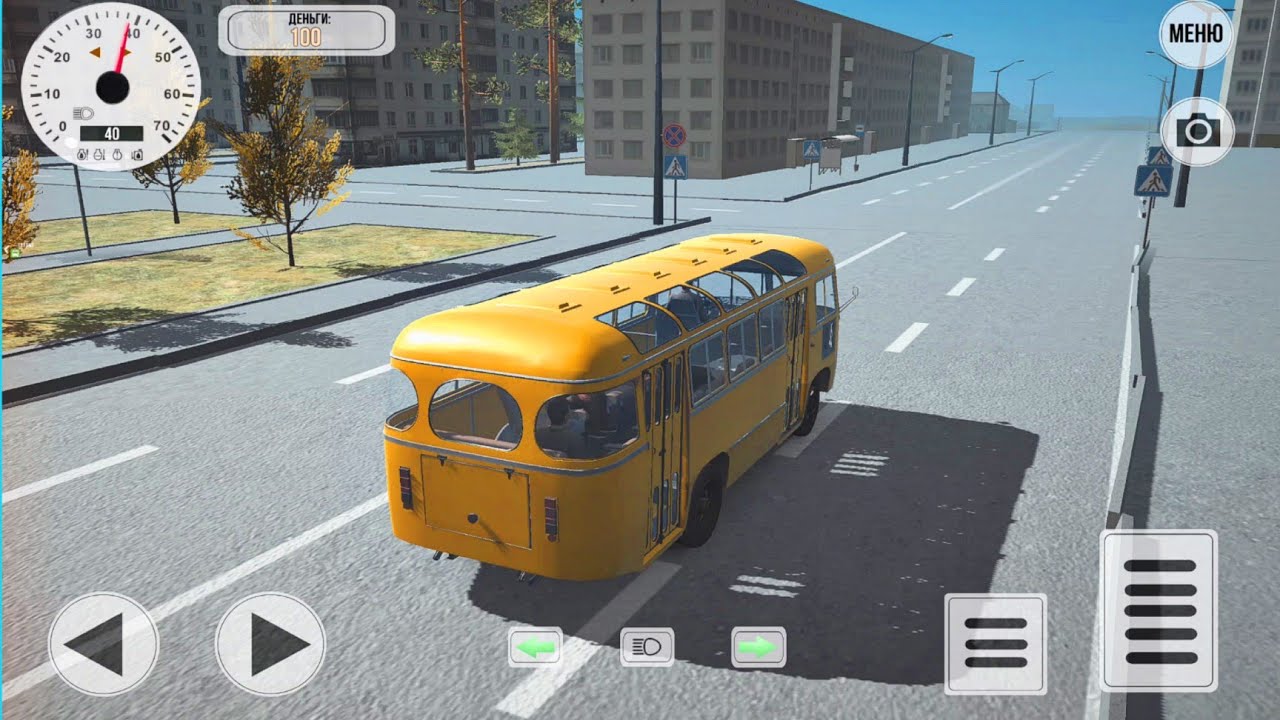 Soviet Bus Simulator - Drive Yellow Old Bus - Android Gameplay 