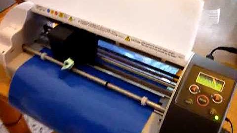 cutting adhesive vinyl - Craft Robo CC330-20