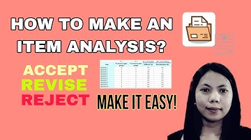 How to make an item analysis? | EXPLAINED | EASY
