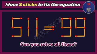 Impossible Matchstick Puzzles Even Our Smartest Fans Could Not Solve Challenge! #maths #iqtest #quiz