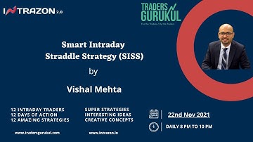 Smart Intraday Straddle Strategy (SISS) by Vishal Mehta