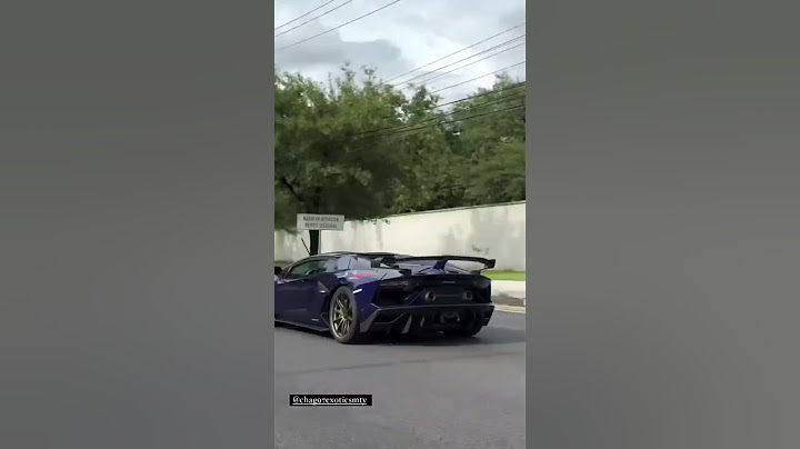 El Lamborghini Aventador SVJ DE ALFREDO VALENZUELA Rugiendoo Motor V12