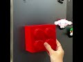 4-Piece Building Block Magnetic Storage Boxes – Fridge &amp; Whiteboard Organiser Set