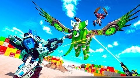 Flying Elephant Robot Transform Flying Robot War Ep-2 | Rescue City Elephant Robot Android GamePlay