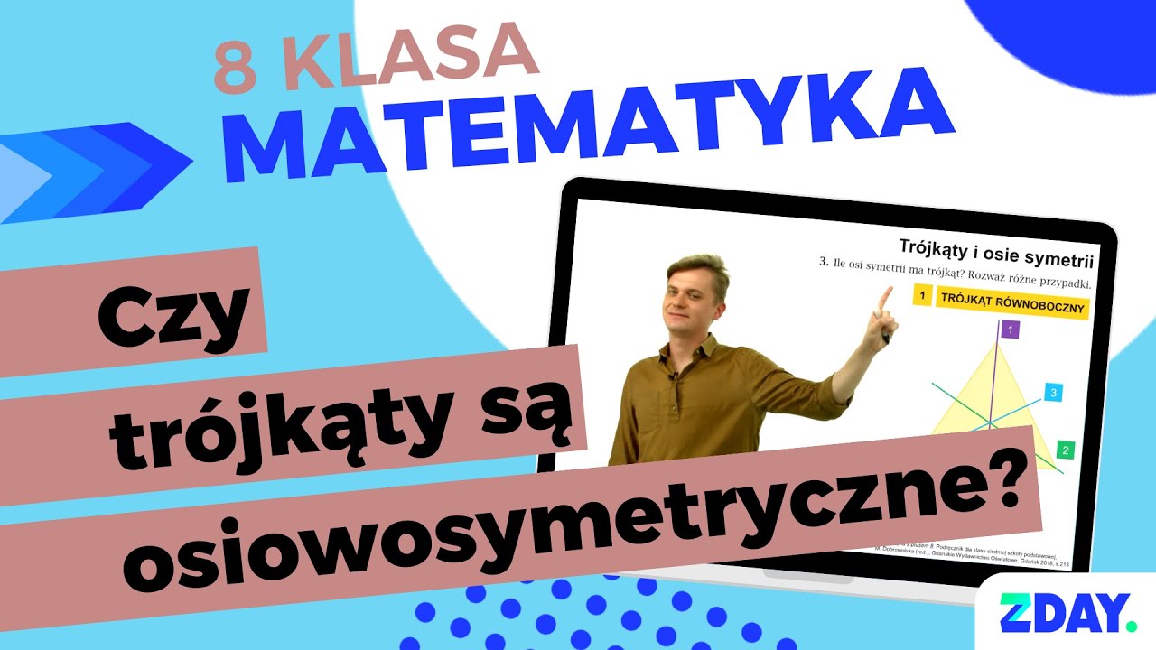 Ostrow Wlkp Szkola Sr Zap Ile Punktow Musi Miec 8kl By Dostac Sie Do Tej Szkoly - Oś symetrii figury | Matematyka 8 klasa - YouTube