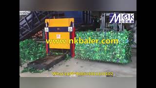 Water Bottles Baling Press ,PET bottles Horizontal Baler Machine ,