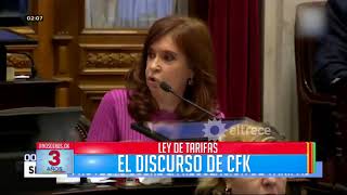 El cruce entre Cristina Kirchner y Gabriela Michetti en el Senado