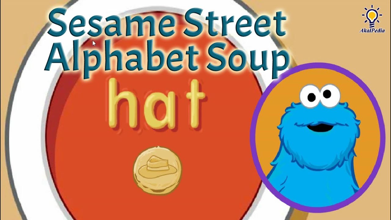 Sesame Street Alphabet Soup ABC - Flash Games #sesamestreet #sesameworkshop #learning #abcd