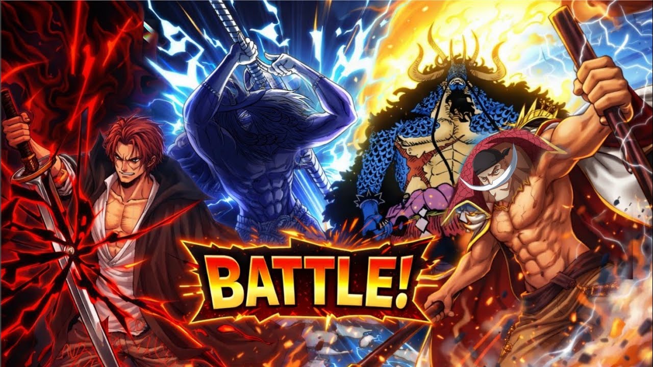 Sinu Ang Pinakamalakas. Whitebeard, Kaido, Shanks o Loki. One piece