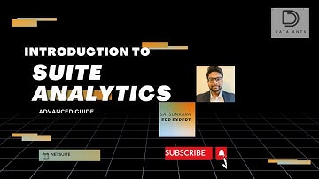 SuiteAnalytics - NetSuite workbook guide