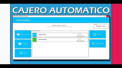 Cajero Automatico Java - COPY PASTE