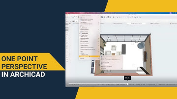 One Point Perspective in Archicad.