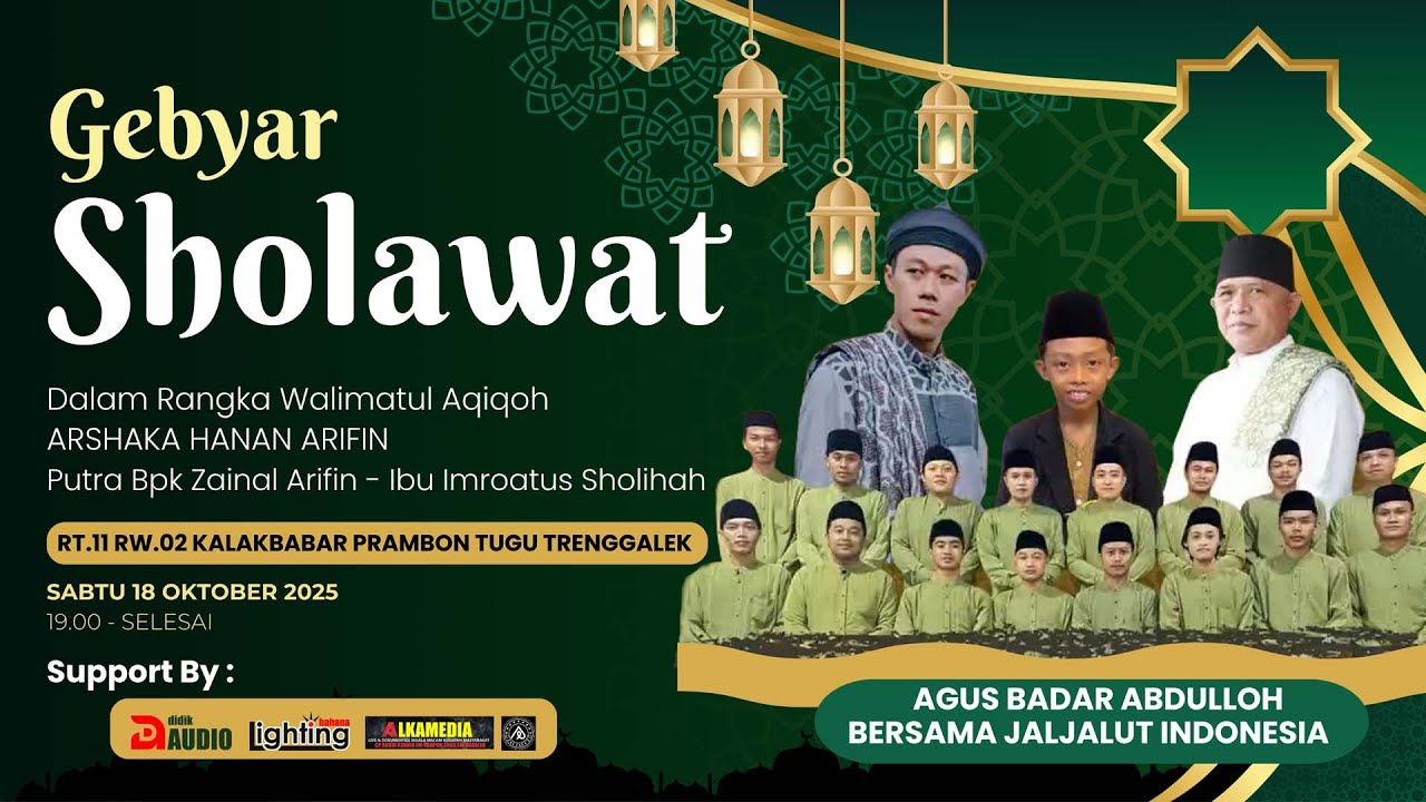 🔴 LIVE - Gebyar Sholawat Bersama Gus Badar Dan Jaljalut Indonesia Di Kalakbabar Prambon Tugu Tgalek
