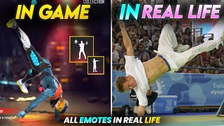 FREE FIRE EMOTES IN REAL LIFE || ORIGIN OF FREE FIRE EMOTES | FREE FIRE ALL EMOTES IN REAL LIFE 2024