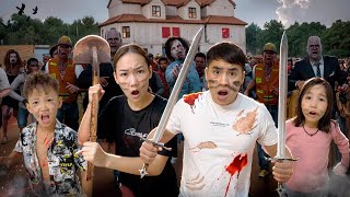 ЗОМБИ АПОКАЛИПСИС 🧟😱🩸(АЛИНУР МЕН КОЗАЙМ ЗОМБИЛАР ЖЕП ҚОЙДЫ💔)@aruna_n_m