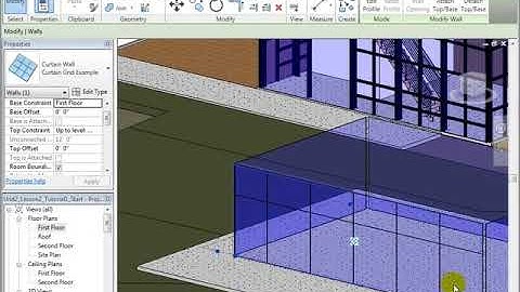 Creating Curtain Wall Types and Grid Patterns - Revit