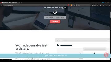 Livereload Using Browser-Sync
