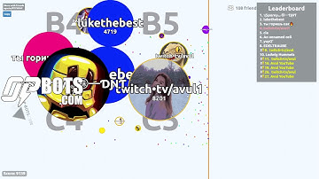 AGAR.IO SERVER TAKEOVER WITH BOTS #163 || OP-BOTS.COM