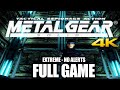 Metal gear solid  extreme difficulty  no alerts  good ending  gameplay walkthrough4k