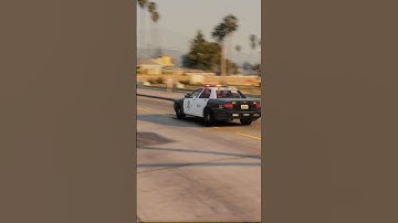 LSPD K9 Unit responding Code 3 in Mirror Park