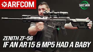 If An AR15 & An MP5 Had A Baby | Zenith F-56 | Shot Show 2024