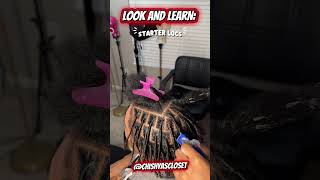LOOK &amp; LEARN / TUTORIAL : Starter Locs ✅ (read description )