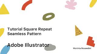 Tutorial Square Repeat Seamless Pattern Adobe Illustrator