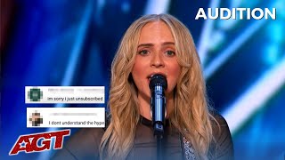 Miniatura de vídeo de "Youtuber Madilyn Bailey TROLLS Her Haters With "Hate Comments" Song on America's Got Talent"
