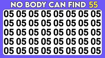 Snelle ogentest 👁️ | Vind de vreemde eend in de bijt - Nummer en letter kampioen editie.🏆