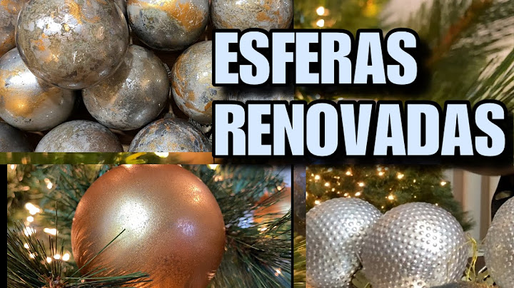 Cómo renovar esferas navideñas viejas o transformarlas con pintura?