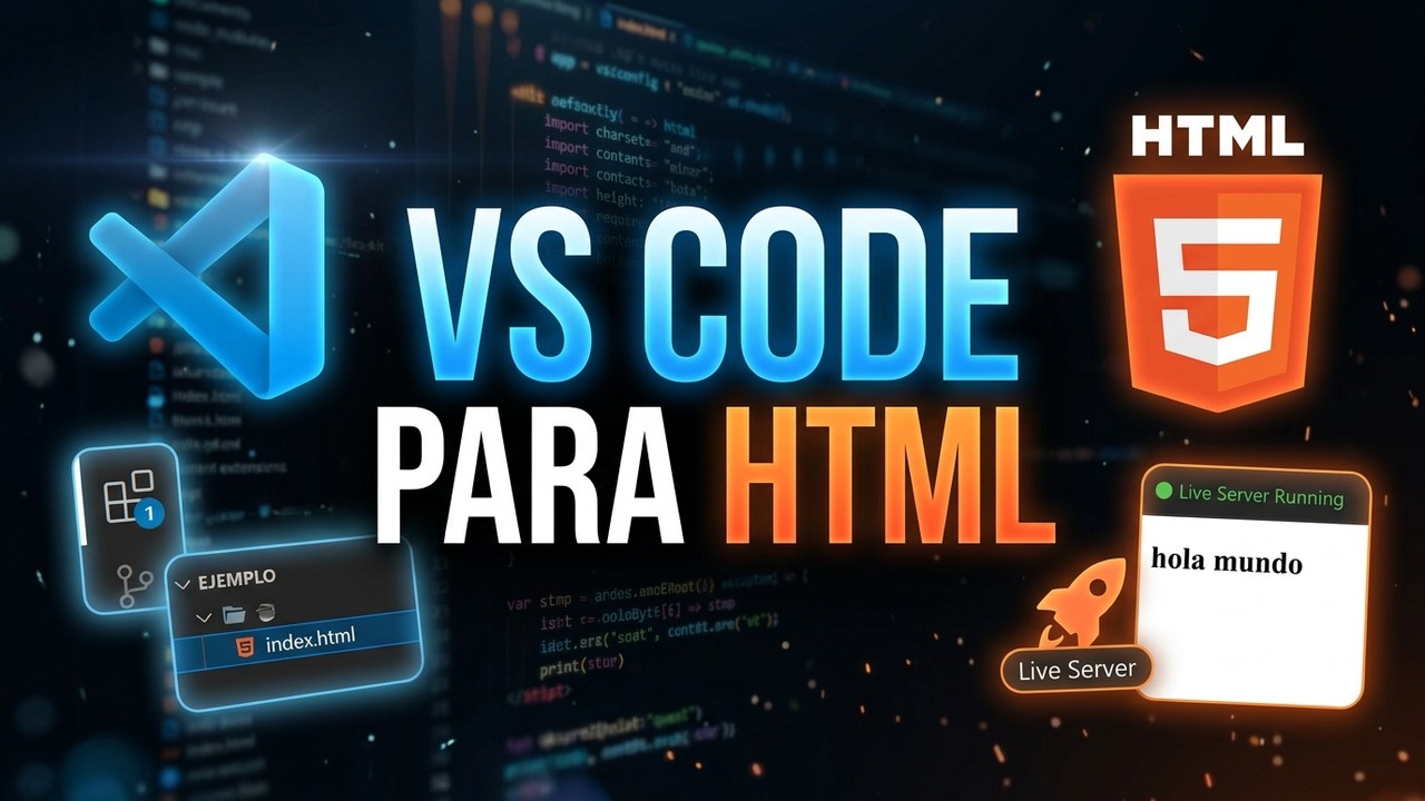 Cómo usar Visual Studio Code para HTML paso a paso - YouTube