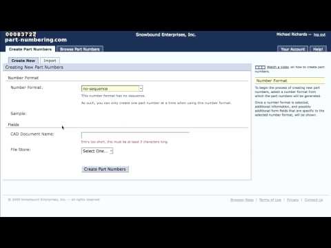 part-numbering.com creating part