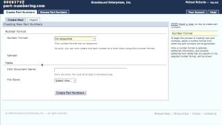 part-numbering.com creating part numbers