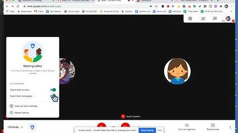 Host Controls for Google Meet- Chat and Screen controls