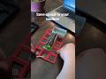 Gridfinity bin for Harbor Freight 5/32" screwdriver set. Saves space, and is still easy to use.
