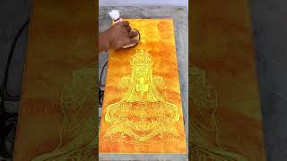 Traditional Brush Art Unveiling Hidden Patterns #ArtProcess #CreativeProcess #trending #BrushWork 36