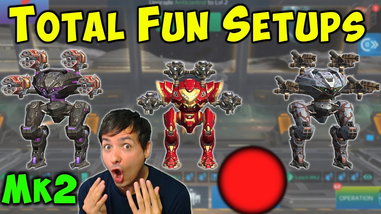 SHOCKTRAIN, VORTEX & WASP - War Robots Mk2 FUN Live Gameplay WR