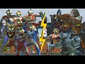 ウルトラマン TIGA VS TYRANT, ULTRAMAN GAIA VS ALIEN MAGMA, COSMOS VS ACE ROBOT, DYNA VS VAKISHIM #ウルトラマン